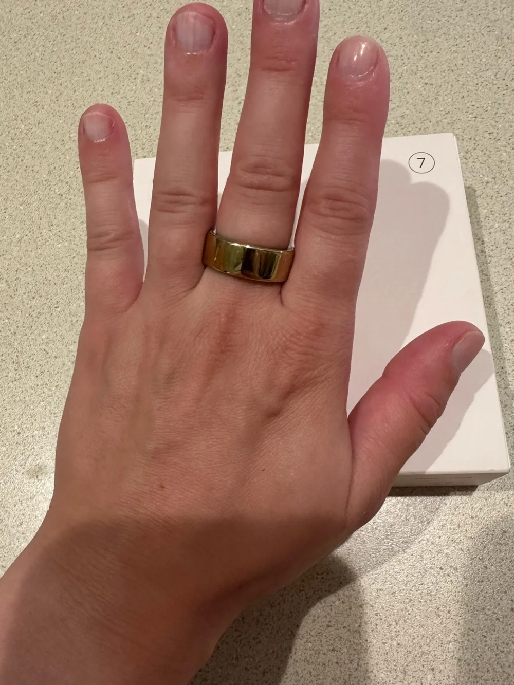 Gold Oura Ring Gen 4 - Size 7